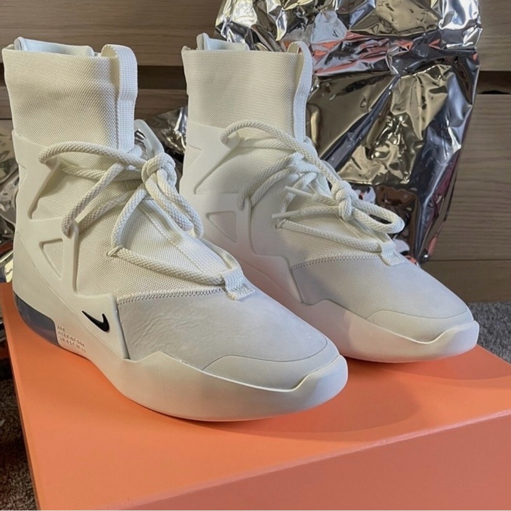 Nike Air Fear Of God 1 Sail Black